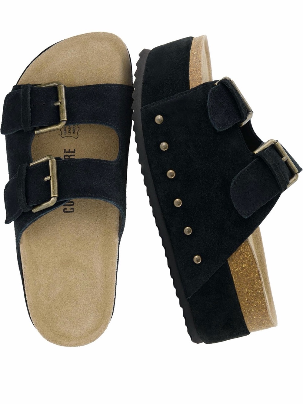 CUSHIONAIRE Guru Platform Sandals